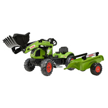 Falk Claas-frontlæsser m/vogn